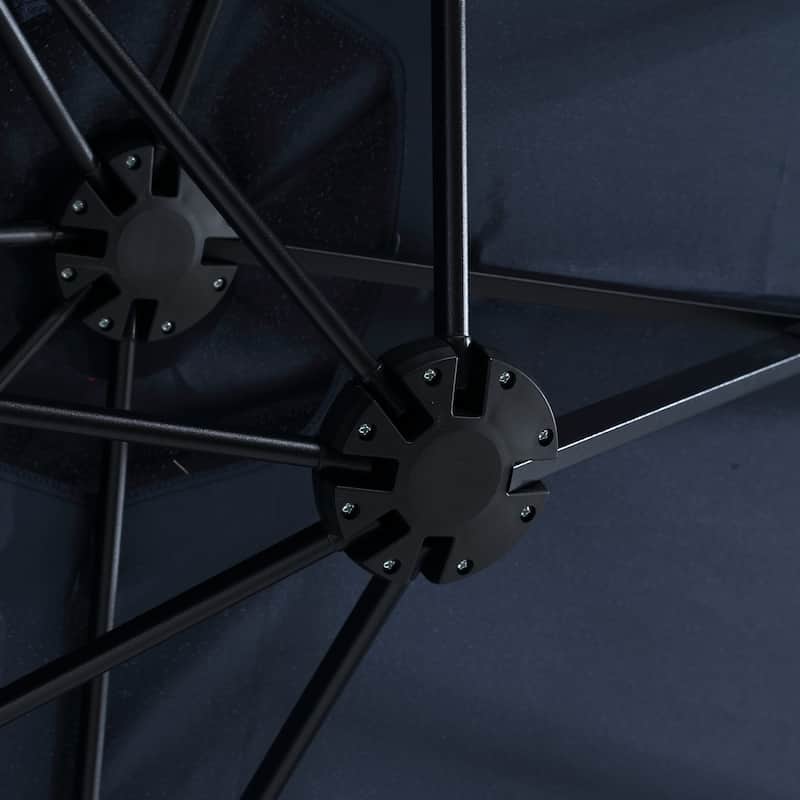 Discontinued Chichoice 14.8 Ft Double Sided Outdoor Umbrella with Crank