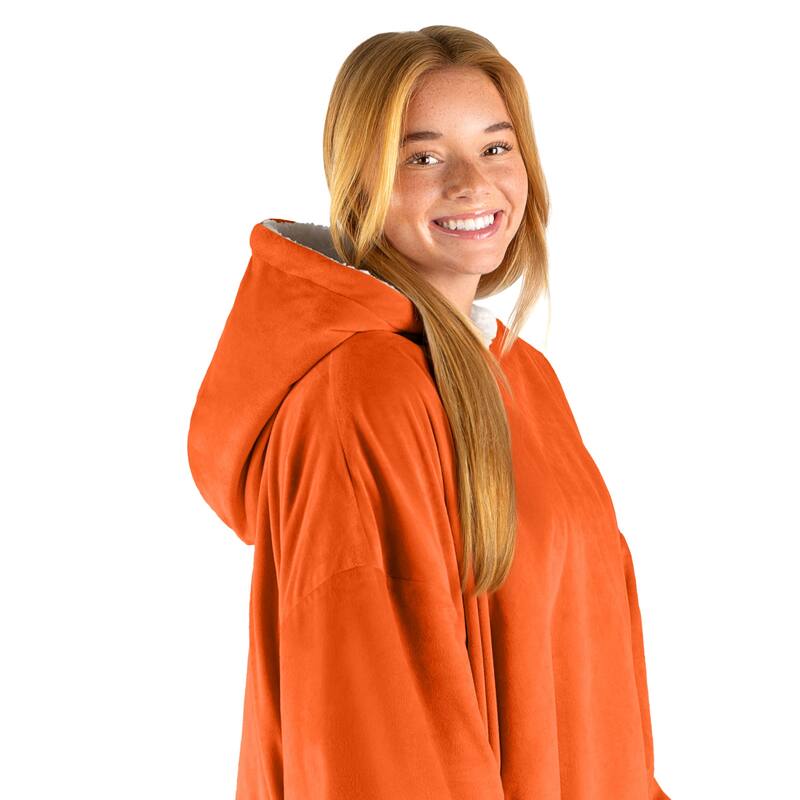 Bare Homey B-Cozy Oversized Sherpa Wearable Blanket