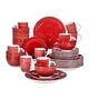 preview thumbnail 38 of 44, vancasso 32-Piece Exquisite Stoneware Dinnerware Set (Service for 8)