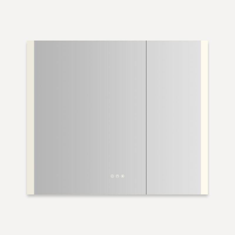 Robern AR3630D4FP2LE AiO Reserve 35-1/4" x 30" Lighted Frameless - Mirror - Mirrored Finish