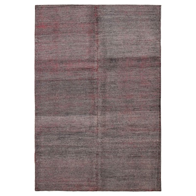 ECARPETGALLERY Hand-knotted Loreto Grey Silk Rug - 9'9 x 14'8