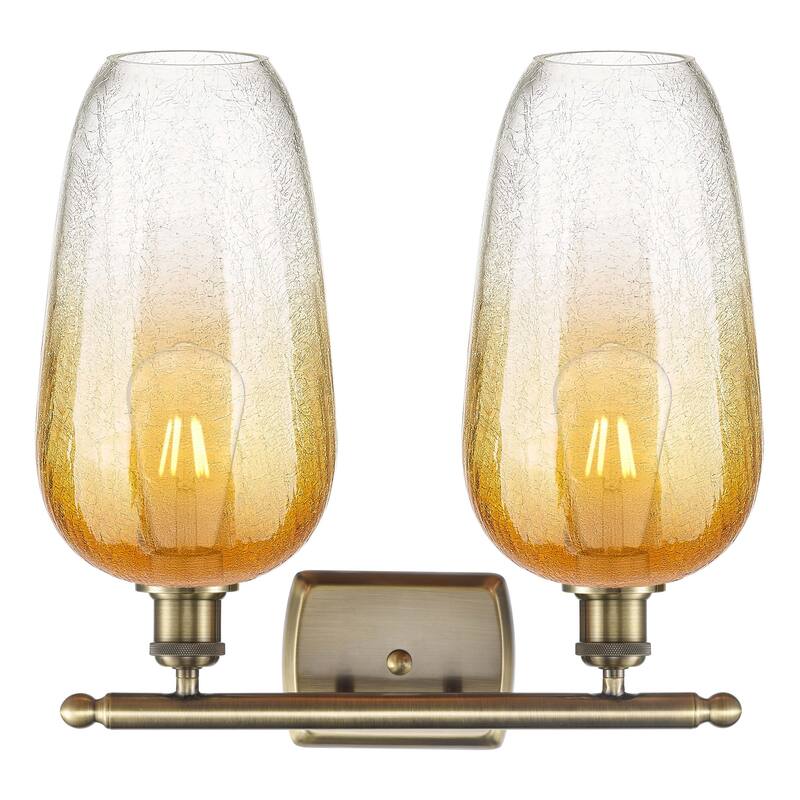 Innovations Lighting Endless Possibilities Ballston - Brookhaven Flute - 2 Light 17" Bath Vanity Light