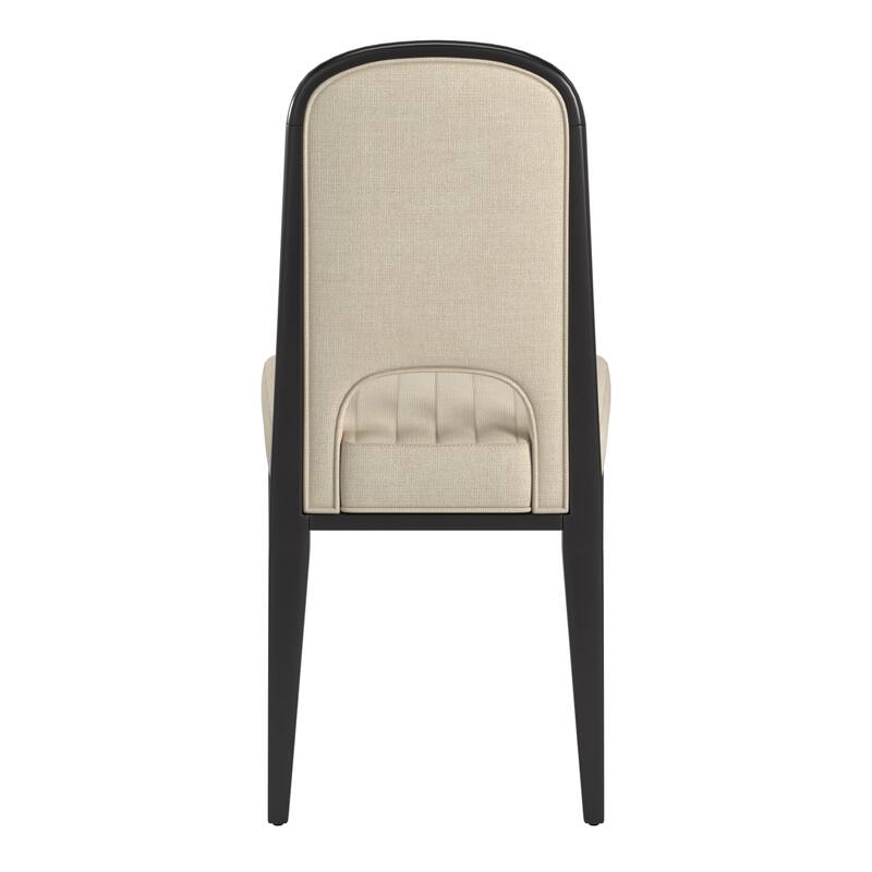 Harstad 72" Wood Finish Rectangular Dining Set with Upholstered Chairs by iNSPIRE Q Modern