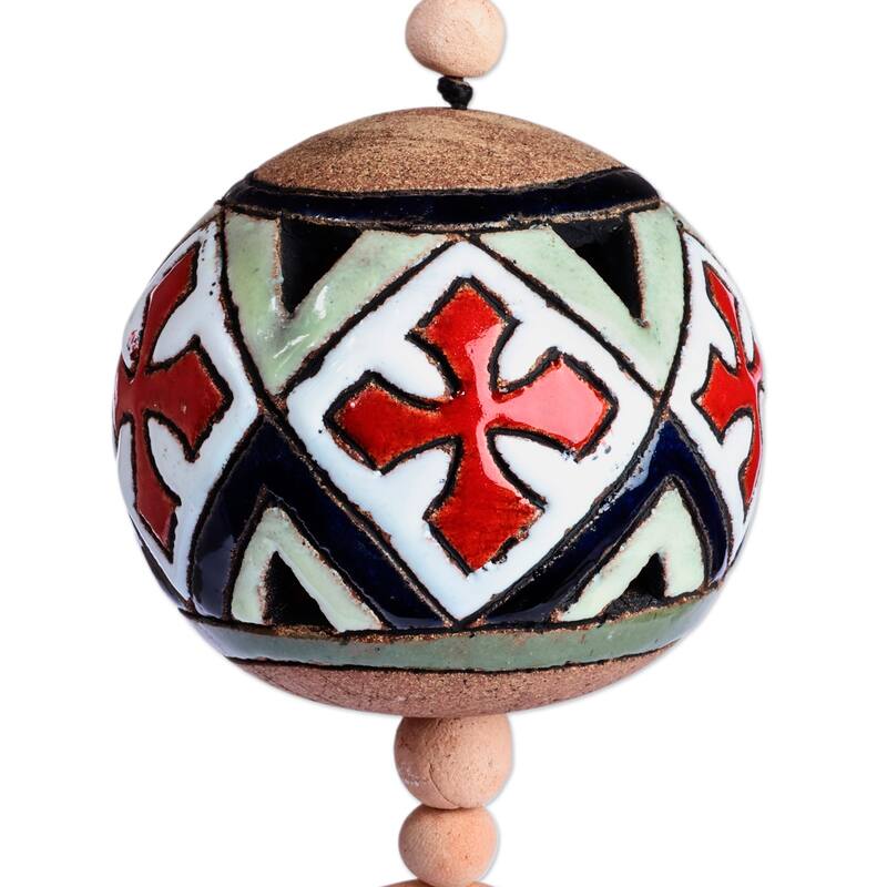Novica Handmade Palatial Daghdghan Ceramic Wall Decor