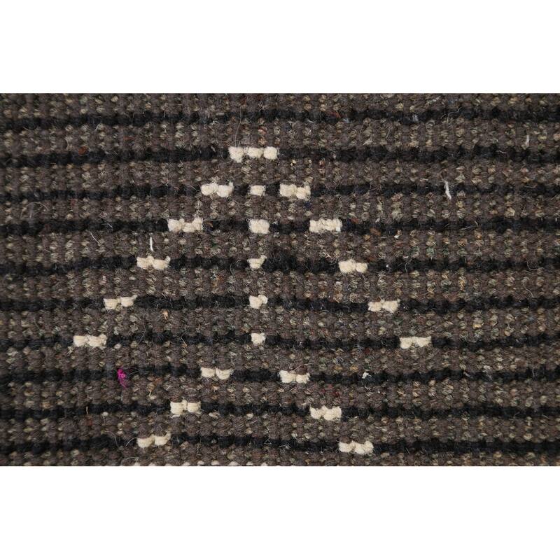 Geometric Vegetable Dye Moroccan Berber Oriental Area Rug Handmade - 4'6" x 6'11"