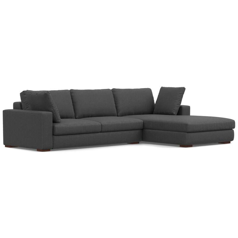 WYNDENHALL Roscoe Right-Facing Sectional in Tightly Woven Performance Fabric