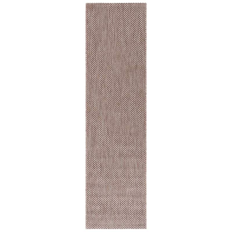 SAFAVIEH Courtyard Begajeta Indoor/Outdoor Waterproof Patio Backyard Rug.