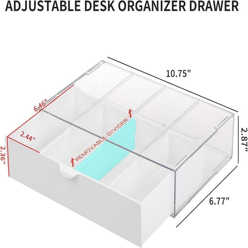 Desk Organizer with Adjustable Compartments