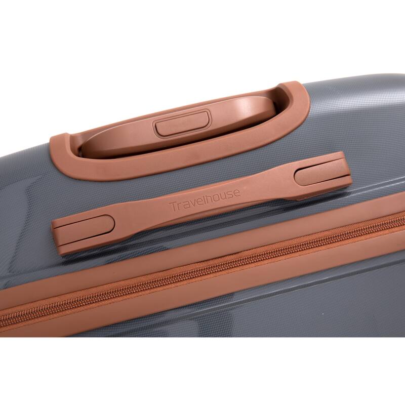 5-Piece Set (20"24"28 +a travel bag and a toiletry bag) ,PP Hardshell Carry on Luggage Set