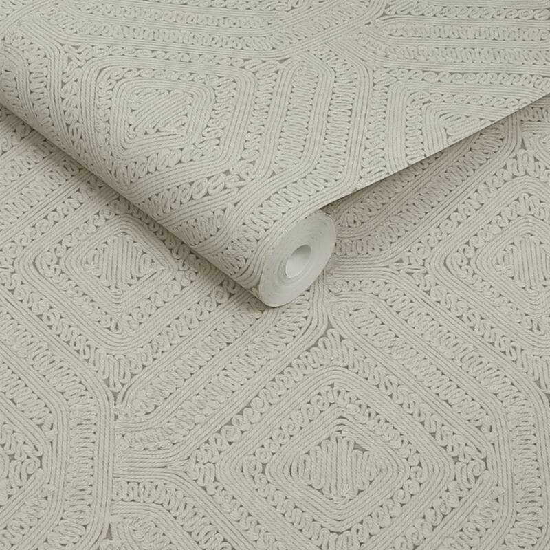 Artisan Weave Cream Wallpaper