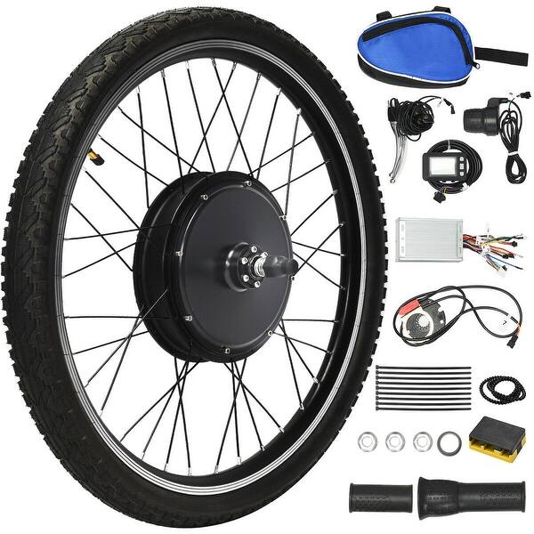 Shop Gymax 26 X 1 95 Front Wheel Electric Bicycle Kit W