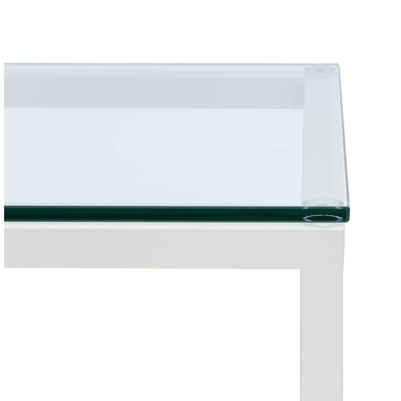 SAFAVIEH Couture Vallie Side Table - 22" W x 13" D x 25" H - 22Wx13Dx25H