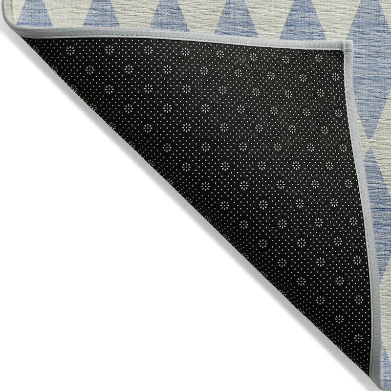 Machine Washable Indoor/ Outdoor Chantille Diamonds Rug
