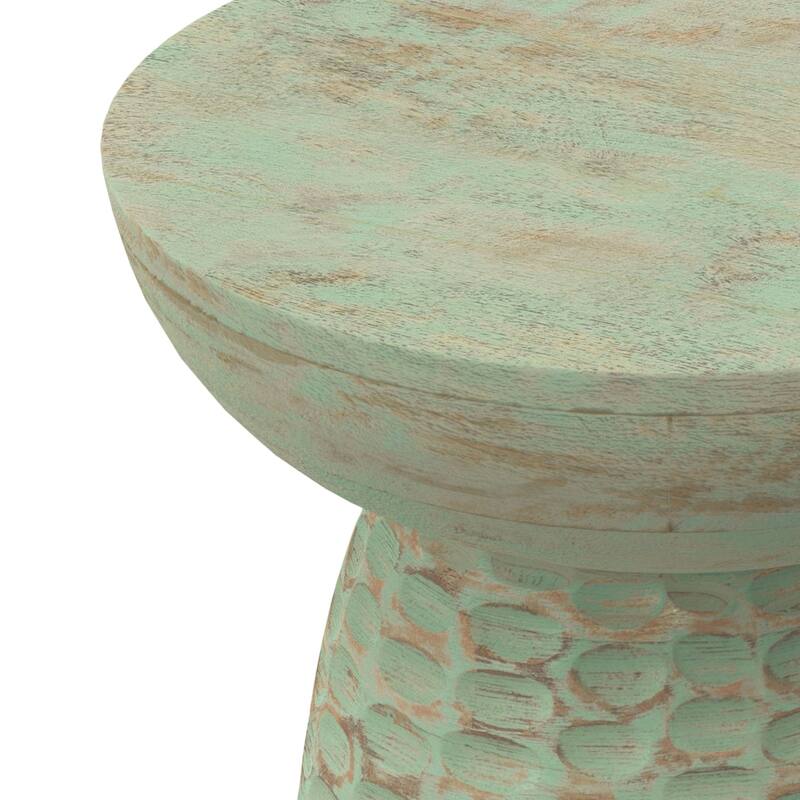 WYNDENHALL Willis 13" Wide Solid Wood Contemporary Accent Table & Fully Assembled - 12.6" D x 12.6" W x 17.7" H