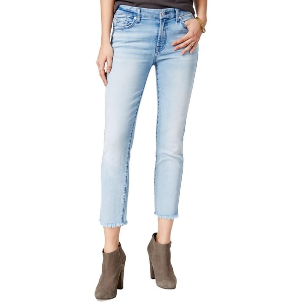 7 for all mankind fringe jeans