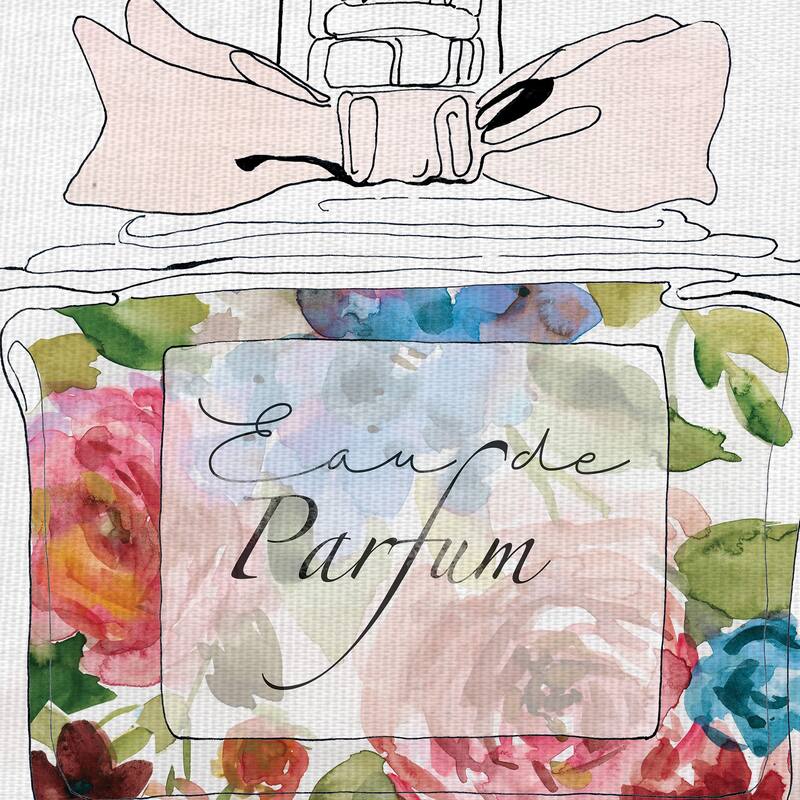 Chic Flower Perfume I, II by Carol Robinson Canvas Art Prints