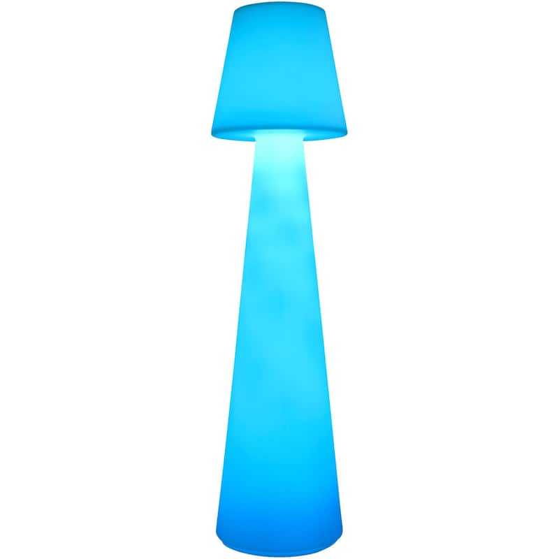 Livabliss Summerfest Traditional Accent Floor Lamp - 47"H x 12"W x 12"D