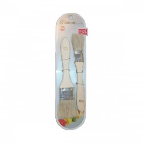 Good Cook 21999 Wood Pastry & Basting Brush Set, 2-Pack