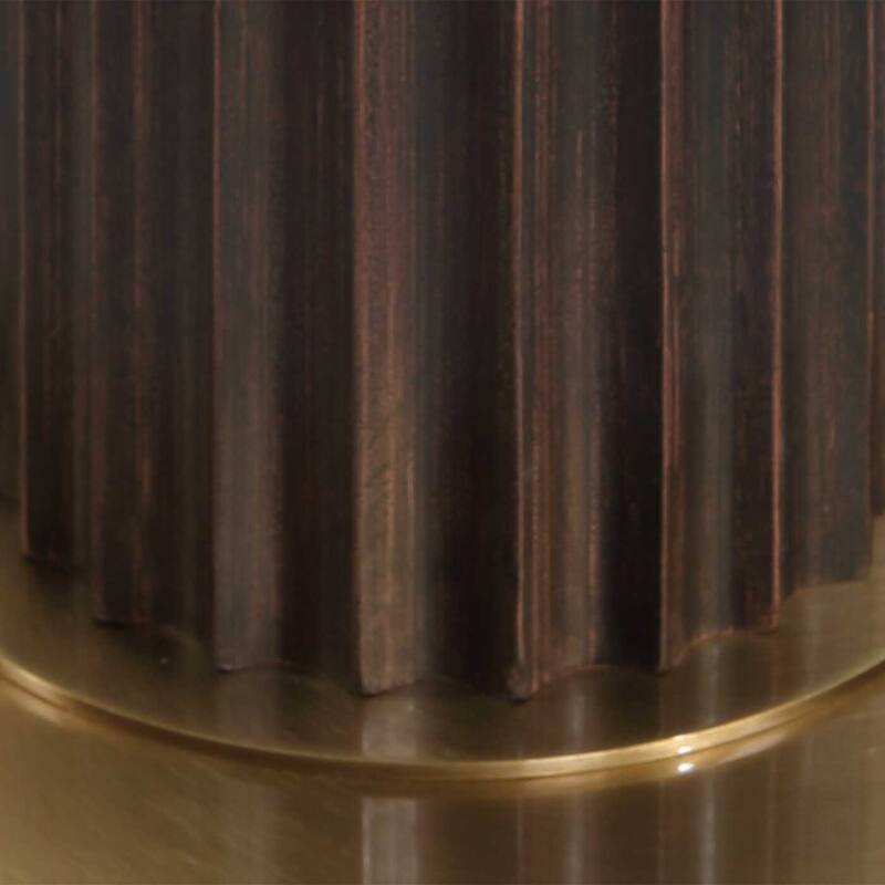 Uttermost Forage Dark Oak Floor Lamp - 18.00" W x 62.50" H x 18.00" D