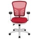 preview thumbnail 137 of 164, Nicholas Mid-Back Blue Mesh Multifunction Executive Swivel Ergonomic Office Chair with Adjustable Arms