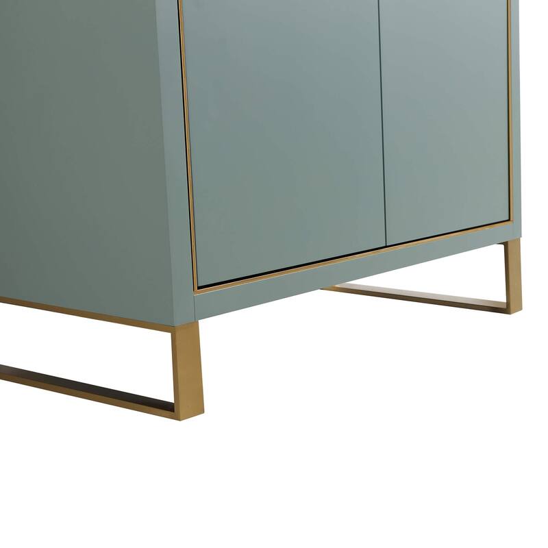 Fine Fixtures Opulence Collection Bathroom Vanity with White Ceramic Sink