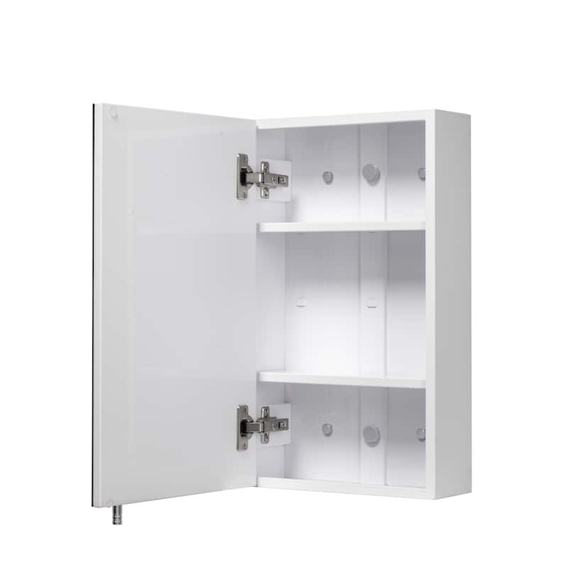 Croydex Dawley Medicine Cabinet, Ideal Bathroom Storage, High Quality White Steel Construction -