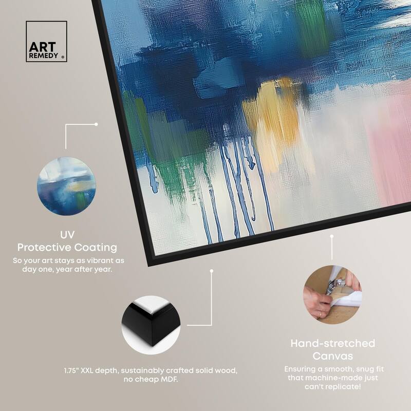 Pale Periwinkle I Canvas Set of 2 by Art Remedy