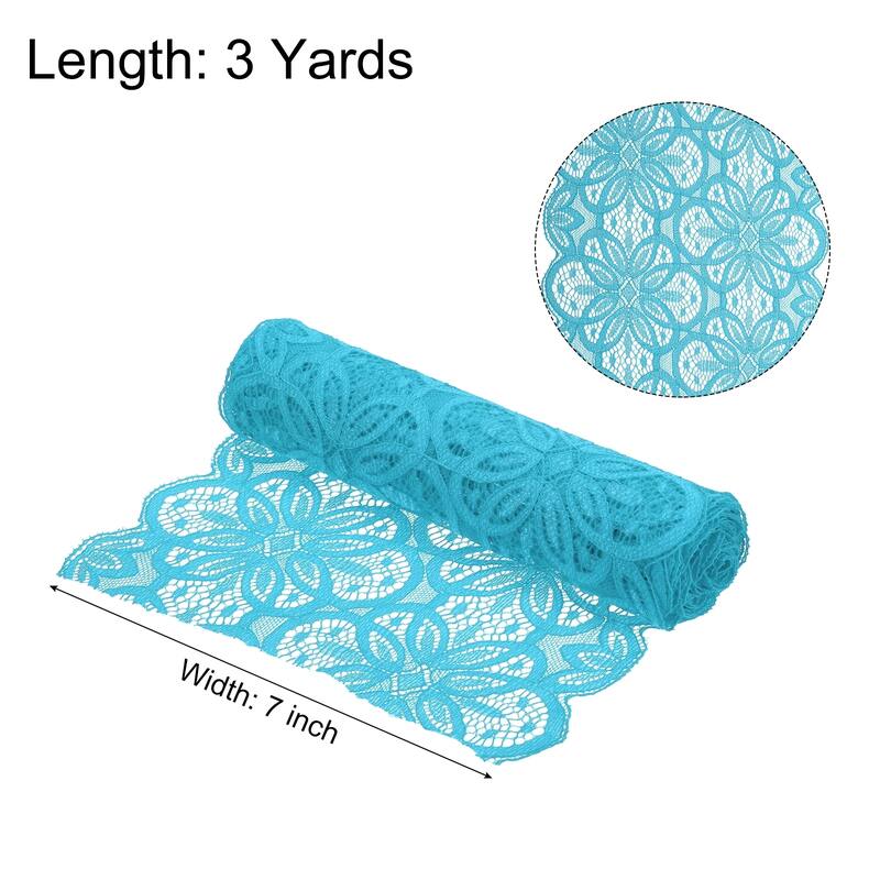 Lace Ribbon 7 Inch Lace Flower Trim for Craft Gift Wrappers Wedding