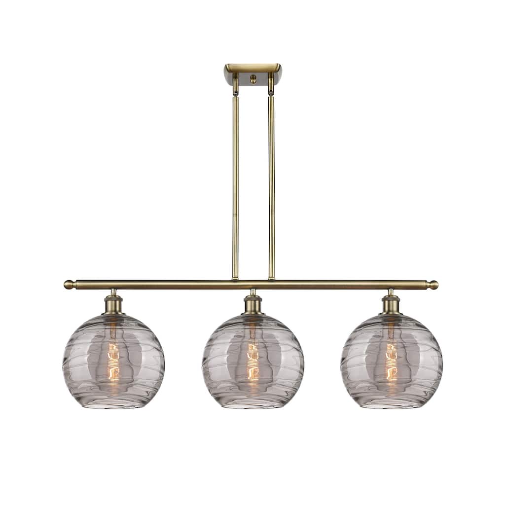 Innovations Lighting 516-3I 12 37 Athens Deco Swirl Chandelier Athens