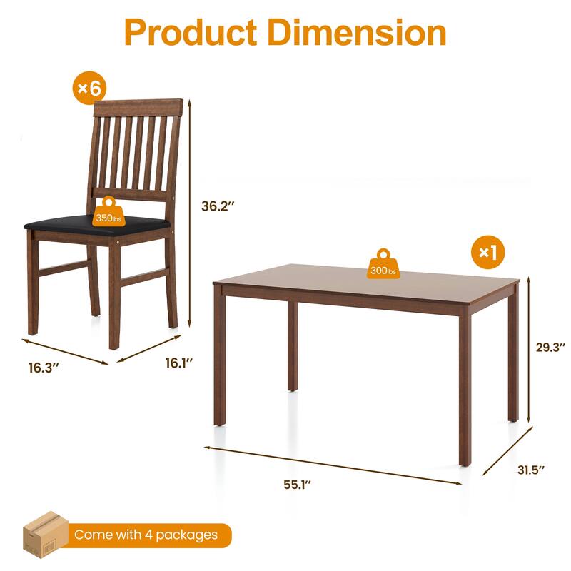 7- Piece Dining Set