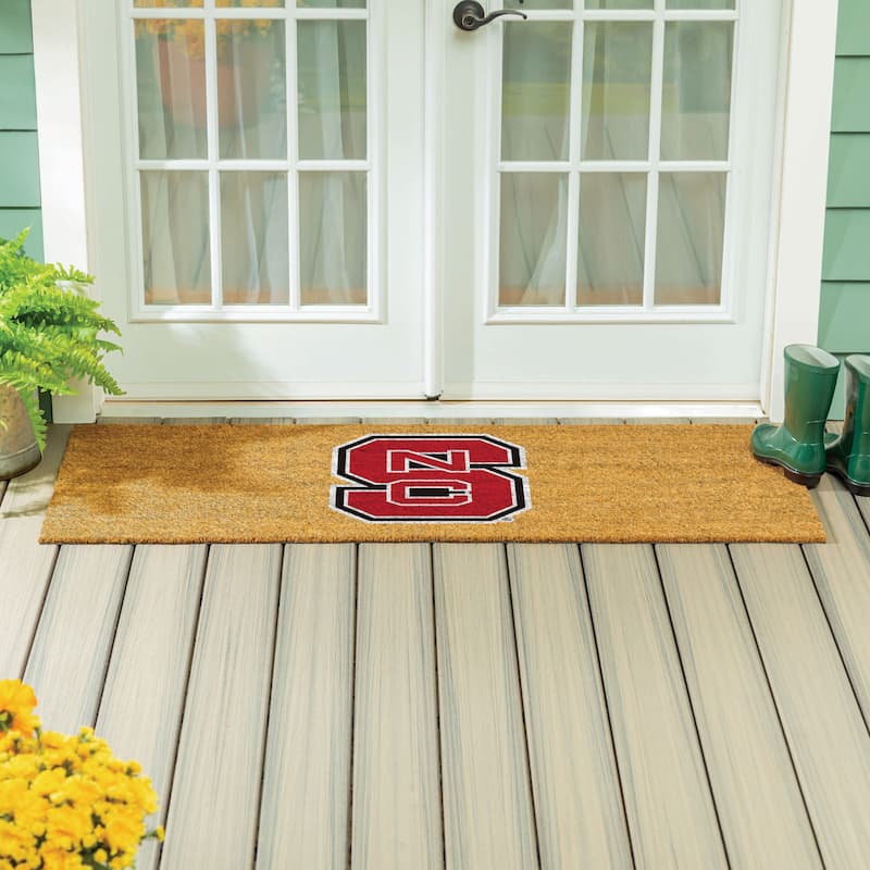 North Carolina State University Full Color Indoor/Outdoor Coir Mat