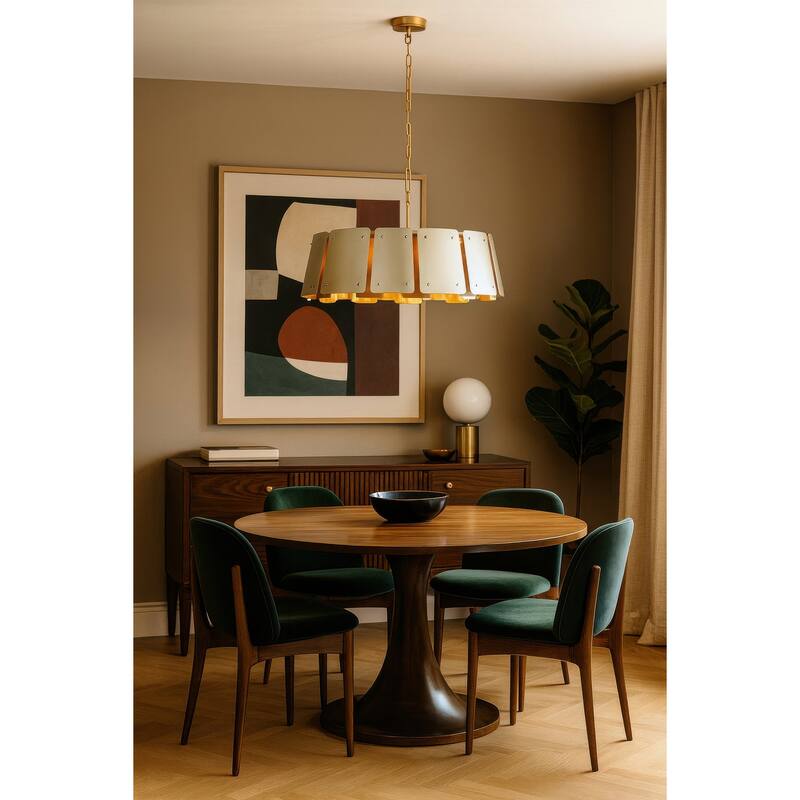 Varaluz Peep Show Pendant Light - Sunwashed Silver/Brushed Sienna