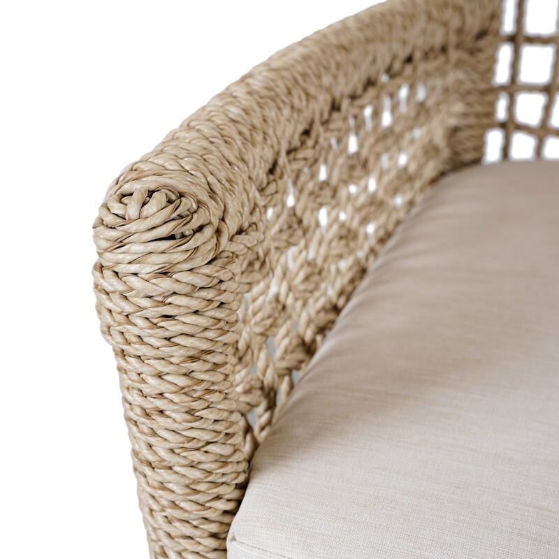 Classic Home Brisbane Woven Outdoor Bar and Counter Stools