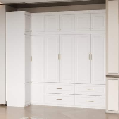 Closet Organizatin Armoires Wardrobes Hanging 4 Drawers Large Storage