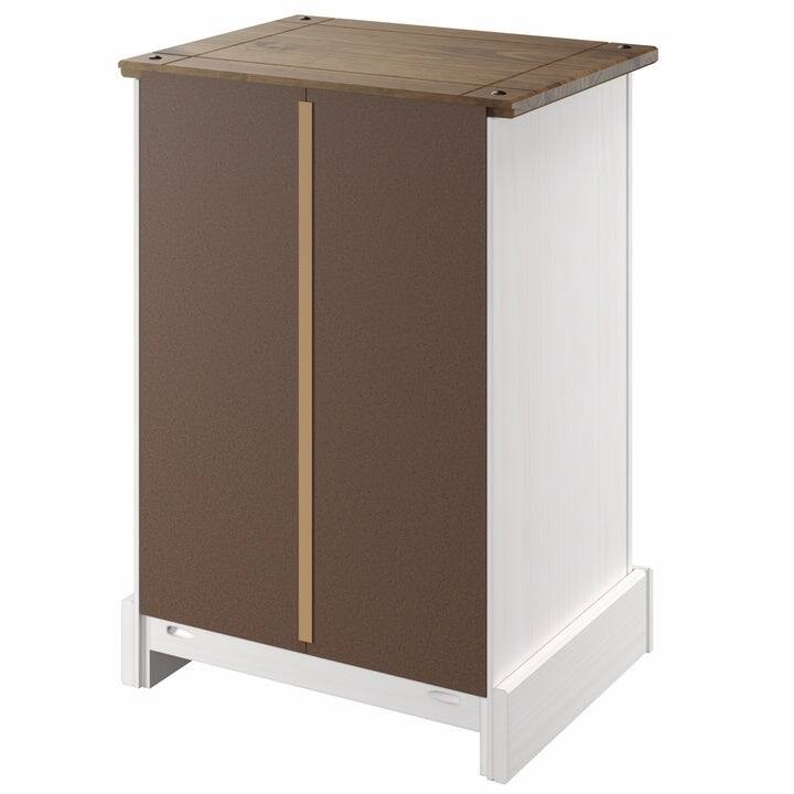 Wood Nighstand 3 Drawers Corona | Furniture Dash