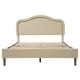 preview thumbnail 9 of 8, Full Size Velvet Upholstered Smart LED Bed with Adjustable Height Headboard