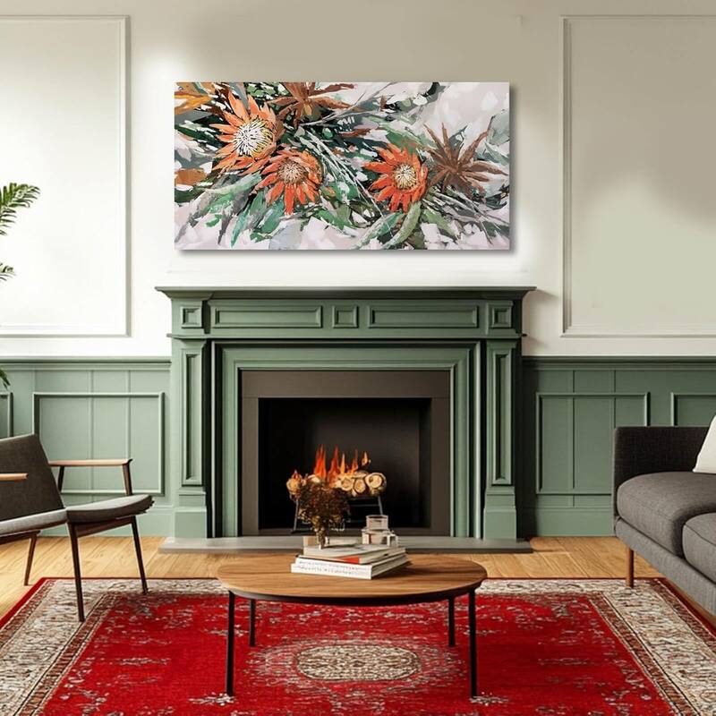 Green Pictures Wall Decor Plants Painting