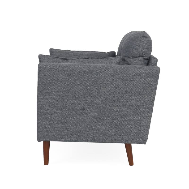 Symonds Tufted Club Chair with Accent Pillows by Christopher Knight Home