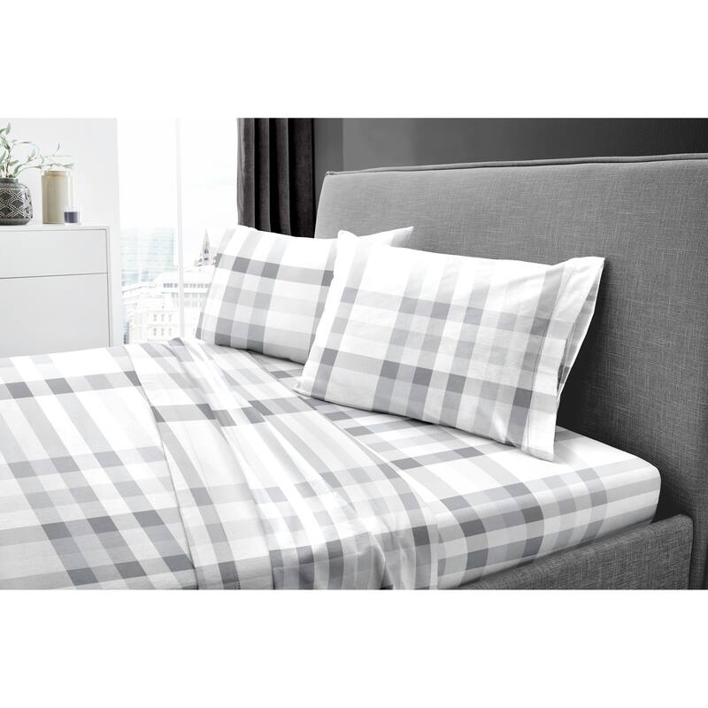Dormisette Luxury German Flannel 6-Ounce Cotton Bed Sheet Set
