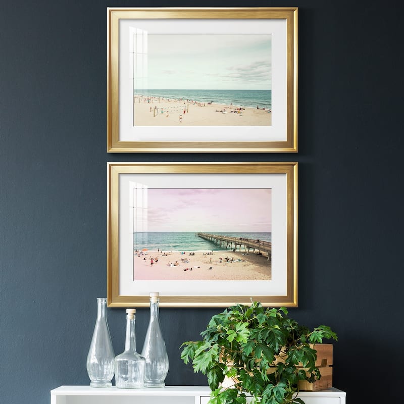 Day at the Beach Premium Framed Print - Ready to Hang