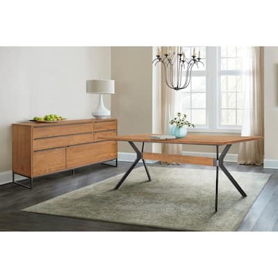 Nevada Rustic 2 piece set with Dining Table and Sideboard