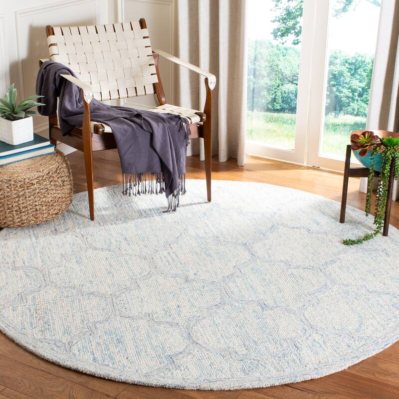 SAFAVIEH Handmade Abstract Henrietta Modern Trellis Wool Area Rug