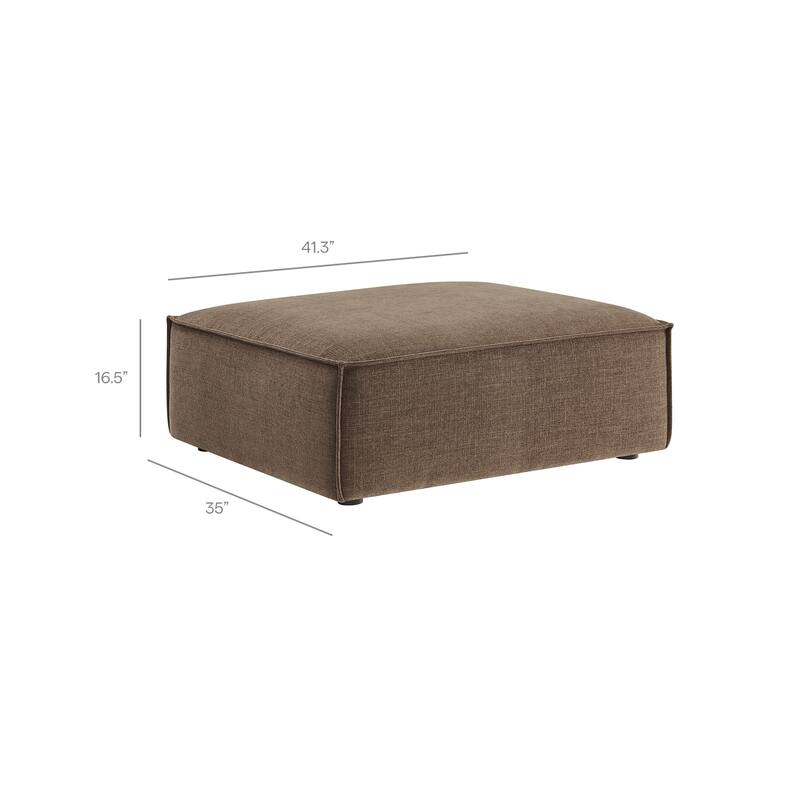 Restore Performance Fabric Upholstered Modular Ottoman