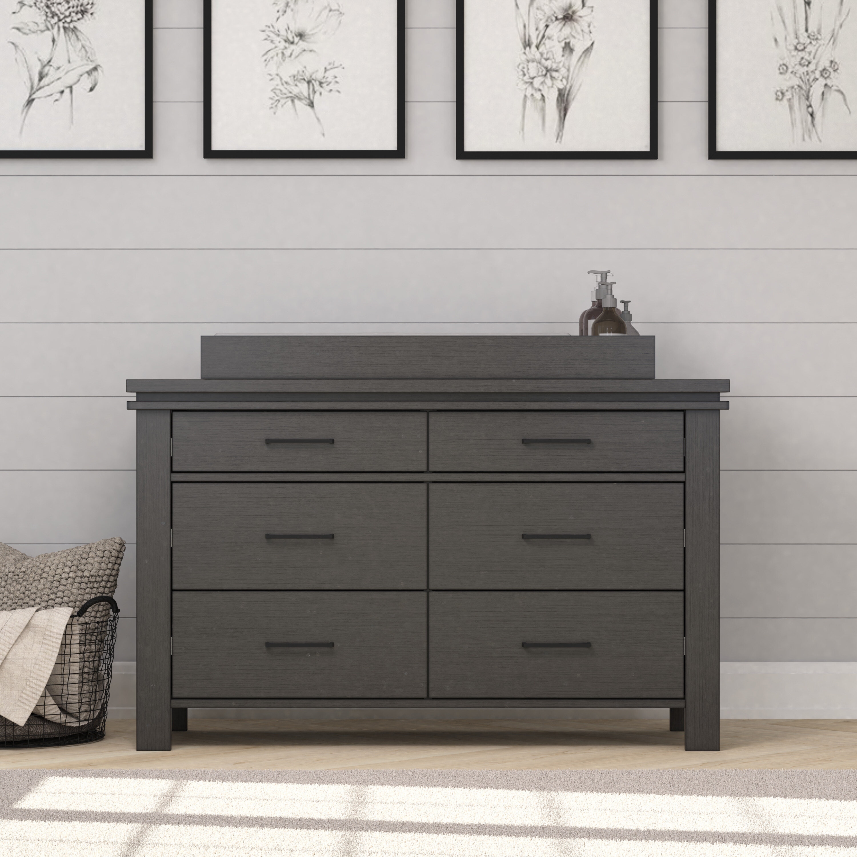 Dark grey changing table online