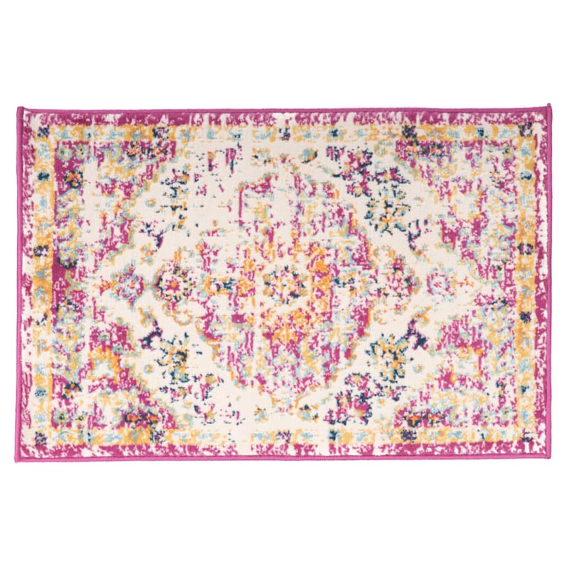 The Curated Nomad Sunset Traditional Vintage Bohemian Rug