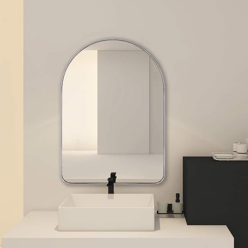 TEHOME Lussia Arch Metal Wall Mirror