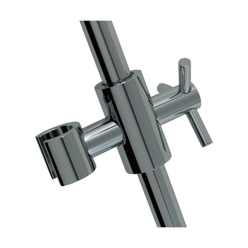 Chrome Bathroom Handheld Slide Bar Heavy Duty Brass | Renovator's Supply