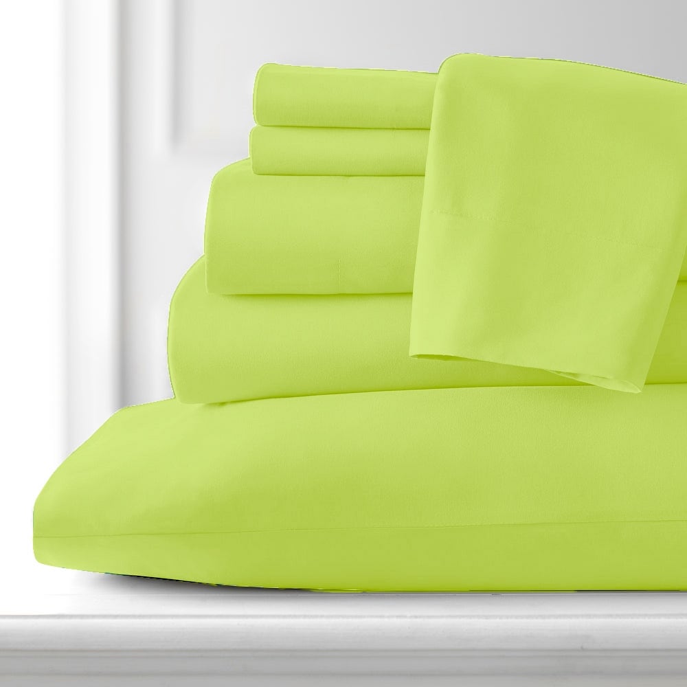 Luxury Hotel Collection Bamboo Rayon Bed Sheet Set - 6 Piece-image