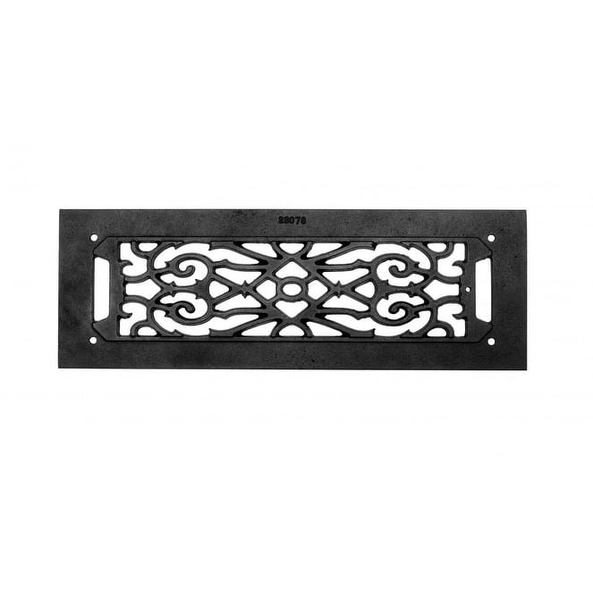 8 Heat Air Grille Cast Victorian Overall 5 1/2 x 16 | Renovator's Supply