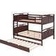 preview thumbnail 6 of 7, Versatile Full over Full Bunk Bed with Twin Trundle - Separable Design - Solid Wood Slats - Bedroom Furniture